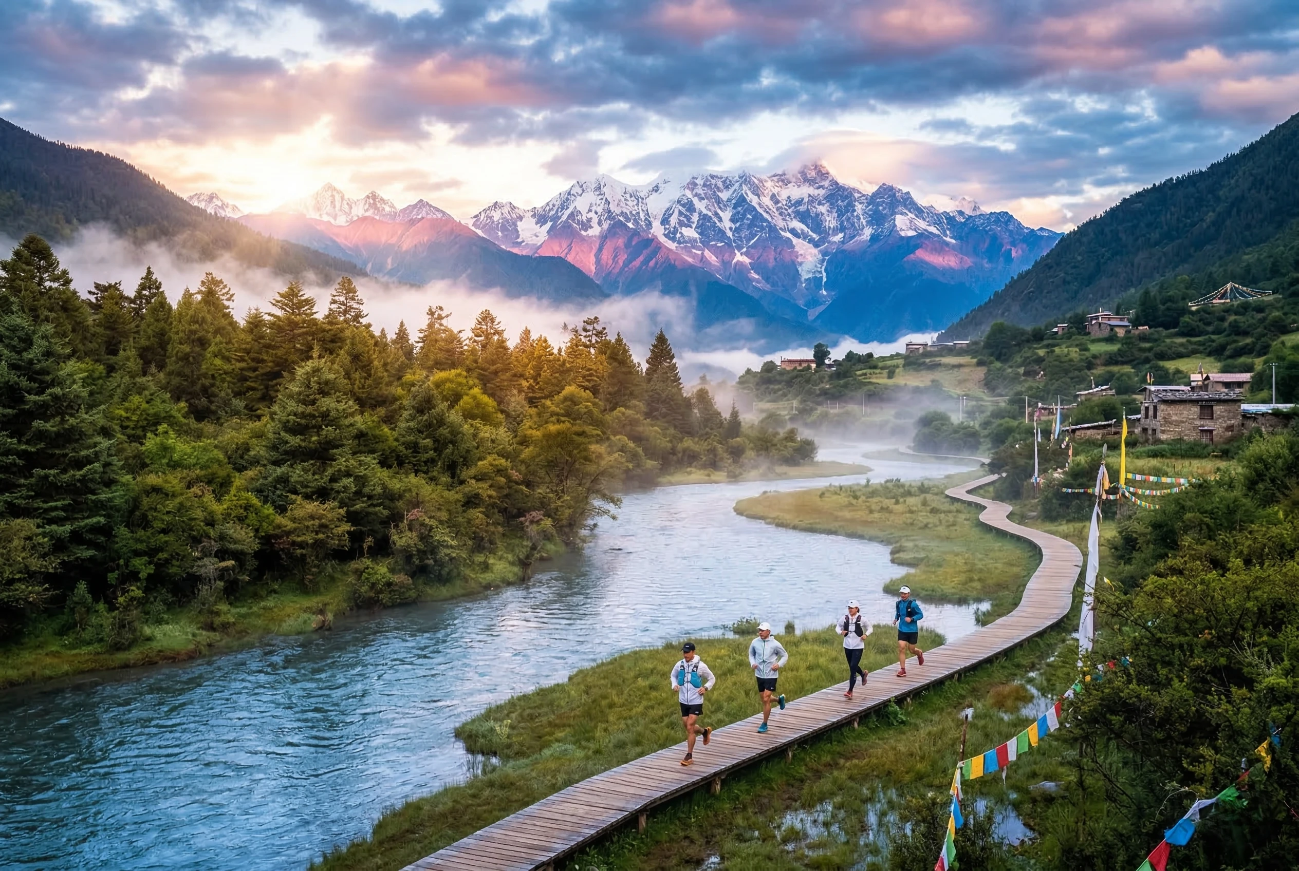 巔峰跑旅：西藏林芝 | 半程馬拉松賽跑旅